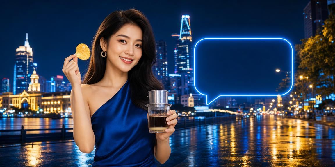 Người dùng tại TP. Hồ Chí Minh thực hiện nạp tiền bonus qua thiết bị di động trong quán cà phê