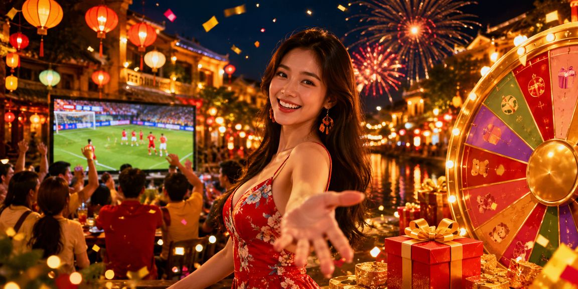 Người dùng kiểm tra kèo cá cược tại chợ đêm Hội An