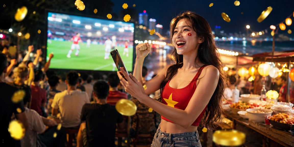 Không khí đặt cược bóng đá tại chợ đêm Quy Nhơn